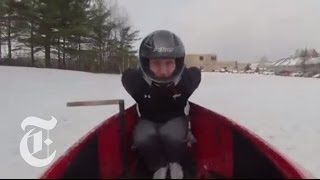 Olympic Bobsled Training With Team USAs Chris Fogt  The Workout  The New York Times [upl. by Matthiew]