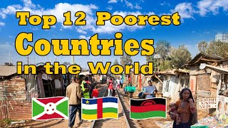 The Worlds Top 12 Poorest Countries [upl. by Saw792]