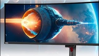 Lenovo ThinkVision P49w a 49inch Dual QHD ultrawide curved monitor launched for 1234 [upl. by Cruce]