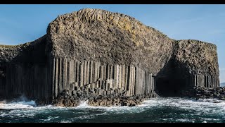 Fingals Cave With Music On Visit To Island Of Staffa Inner Hebrides Scotland [upl. by Nosreffej818]