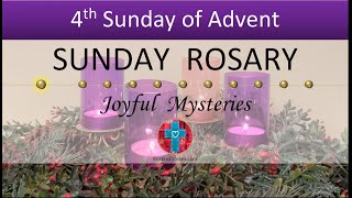 4th Sunday of Advent Rosary • Joyful Mysteries of the Rosary 💙 December 24 2023 VIRTUAL ROSARY [upl. by Eiramanig]