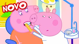 Peppa Pig Português Brasil  Peppa de Adulto é Dentista  NOVO Contos da Peppa Pig [upl. by Enneirb991]