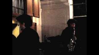 Aria E Bozza  Evelyne BECHE saxophone Boris BOUCHEVREAU orgue [upl. by Ardiek11]