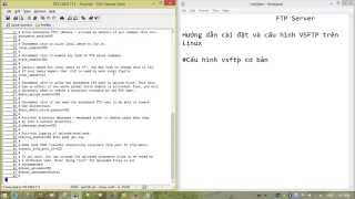 Bài 4 Hướng dẫn cài đặt FTP Server trên Linux [upl. by Elleval]