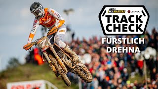 ADAC MX Masters TrackCheck by 24MX Fürstlich Drehna 2023 mit Maximilian Spies [upl. by Fauver]