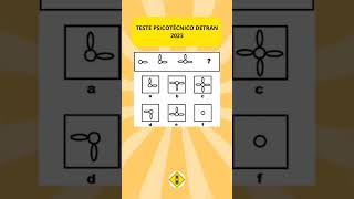 Teste Psicotécnico Detran 2023 [upl. by Annauqahs521]