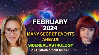 February 2024 Sidereal Astrology  Many SECRET EVENTS Ahead  Invisible Planets ALERT [upl. by Siaht621]