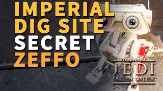 Imperial Dig Site Secret Location Zeffo Star Wars Jedi Fallen Order [upl. by Carpet221]