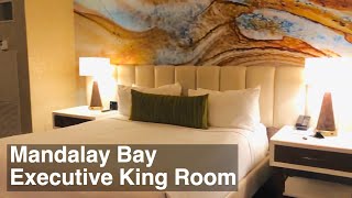 Mandalay Bay Room Tour  Executive King Suite Las Vegas [upl. by Lihp]