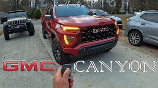 2023 GMC Canyon Elevation POV español walk around [upl. by Nolana914]