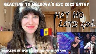 MOLDOVA EUROVISION 2022  REACTING TO ‘TRENULETUL’ BY ZDOB SI ZDUB FIRST LISTEN [upl. by Eidok300]