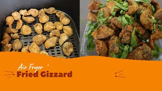 Air Fryer Fried Gizzard  Chicken Gizzard in Air Fryer [upl. by Adihahs711]