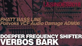 DOEPFER A126 FREQUENCY SHIFTER  PHATT BASS  VERBOS BARK FILTER COMPLEX OSCILLATOR [upl. by Gabriello129]