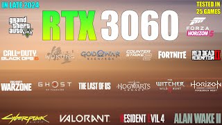 RTX 3060  Tested in 25 Games in late 2024  Excellent for 1080p Gaming [upl. by Aititil]