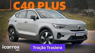 Avaliação Volvo C40 2024 com tração traseira [upl. by Ltsyrk]