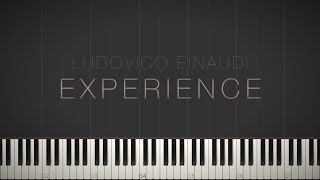 Experience  Ludovico Einaudi \\ Synthesia Piano Tutorial [upl. by Byers89]