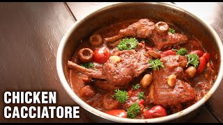 Hunter Style Chicken Cacciatore  Pollo Alla Cacciatora  How To Make Chicken Cacciatore By Varun [upl. by Burley]