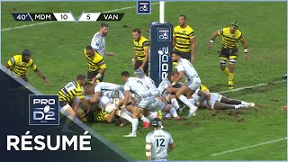 PRO D2 Saison 20232024 J02  Résumé Stade MontoisRC Vannes [upl. by Ericka]