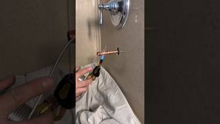 installing a new tub spout diverter plumber plumbing [upl. by Bellina]