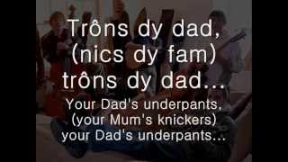 Trons dy Dad  Gwibdaith Hen Frân geiriau  lyrics [upl. by Ynahpets]