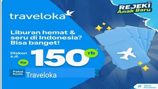 💥DISKON PROMO TIKET PESAWAT TRAVELOKA [upl. by Cindelyn]