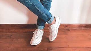 How To Be Basic  Tretorn Nyliteplus White Sneakers [upl. by Ocer]