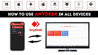 How to Use Anydesk Remote in Mobile amp Desktop anydesk kkps [upl. by Ainehs]