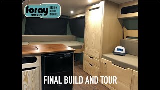 Van Build  Econoline Campervan Tour [upl. by Laryssa]