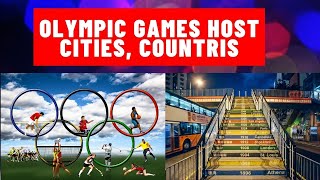 olympic games host  olympic games host countries  olympic games host cities  olympic games held [upl. by Nosreh]