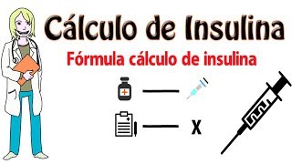 Cálculo de insulina  Explicação  Exercícios [upl. by Namref]