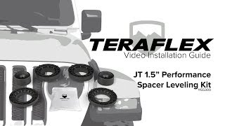 JT 15quot Performance Spacer Leveling Kit Install  TeraFlex [upl. by Munster]