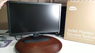 BenQ GL2780 Monitor Unboxing Setup and Review [upl. by Eelana]