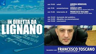 In diretta da Lignano  incontro con Francesco Toscano [upl. by Xed624]