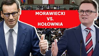 Wrzawa w Sejmie Morawiecki starł się z Hołownią Wystosował apel [upl. by Dyoll]