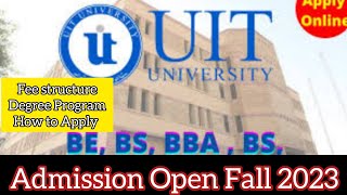 Uit University Fall admission 2023  How to get admission in UIT University UITU admission 2023 [upl. by Leamiba]