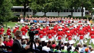 US Marine Corp  Sunset Parade  Commandants Own Band [upl. by Orion305]