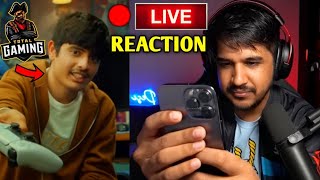 Desi Gamers AmitBhai LIVE🔴 Reaction on AJJUBHAI FACE REVEAL  Total Gaming Face Reveal [upl. by Akinot]