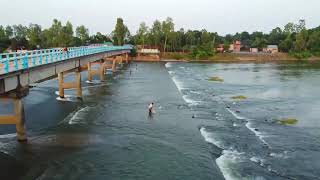 Drone Camera Wonderful Rubber Dam View [upl. by Yaluz]