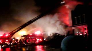 More more footage of the fire Edmundston NB Nov 24 2011 [upl. by Indihar561]