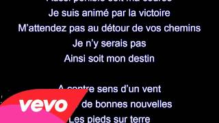 A Contre Sens Shaniz Feat Maître Gims Paroles  Lyrics [upl. by Haelhsa]