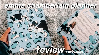 the ideal planner by EMMA CHAMBERLAIN  review  unboxing [upl. by Ponton]