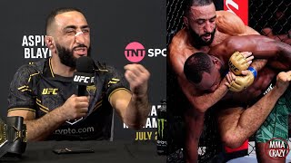 Belal Muhammad SHUTS DOWN Leon Edwards rematch quotIll give him a rematch in 3 years quot [upl. by Doyle]