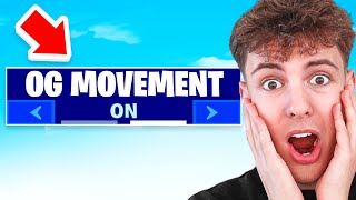 OG Fortnite Movement is Back [upl. by Yi]