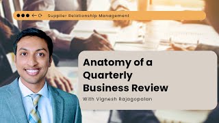 Anatomy of Quarterly Business Review [upl. by Nomsed]