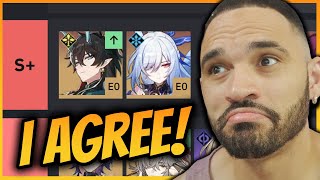 Prydwen 20 Tier List AFTER Sparkle MOC PURE FICTION  Honkai Star Rail  Gacha Smack Reacts [upl. by Cowen287]