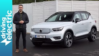 Volvo XC40 Recharge P8 first drive – DrivingElectric [upl. by Enelrats]