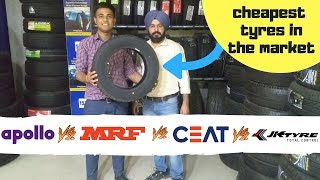 कोनसे tyre है सबसे बेहतर Apollo vs MRF vs CEAT vs JK TYRES  Best tyres under 2500 [upl. by Moselle]