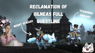 Reclaiming Gilneas Questline  Complete Story Playthrough with Rewards New patch 1025 [upl. by Adnar]