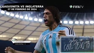 Goles en Contexto  LaAgusneta vs Inglaterra 2024 [upl. by Acirretal]