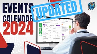 Event Calendar for Merch Sellers Revamped  Navigating Made Easy  MerchArts Calendar [upl. by Schnorr380]